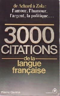 3000 Citations de la langue Française - Pierre Germa
